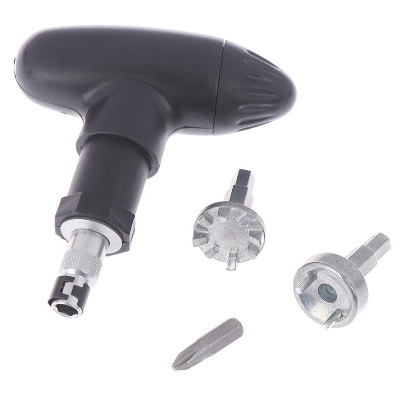 1 Set Golf Spike Ratchet Handle Wrench Tool Bits Golf Remover Ripper Steel Ratcheting Shoe Cleats Practical Club