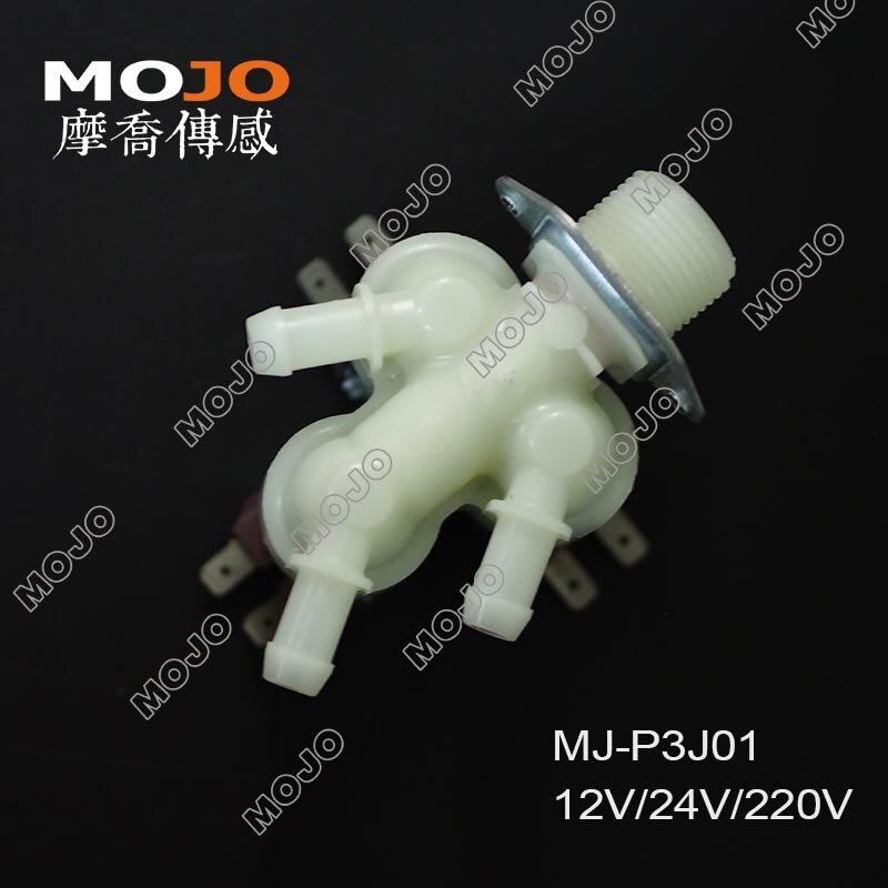 MJ-P3J01 water valve solenoid G3/4" Three output Normally Closed Inlet solenoid valve