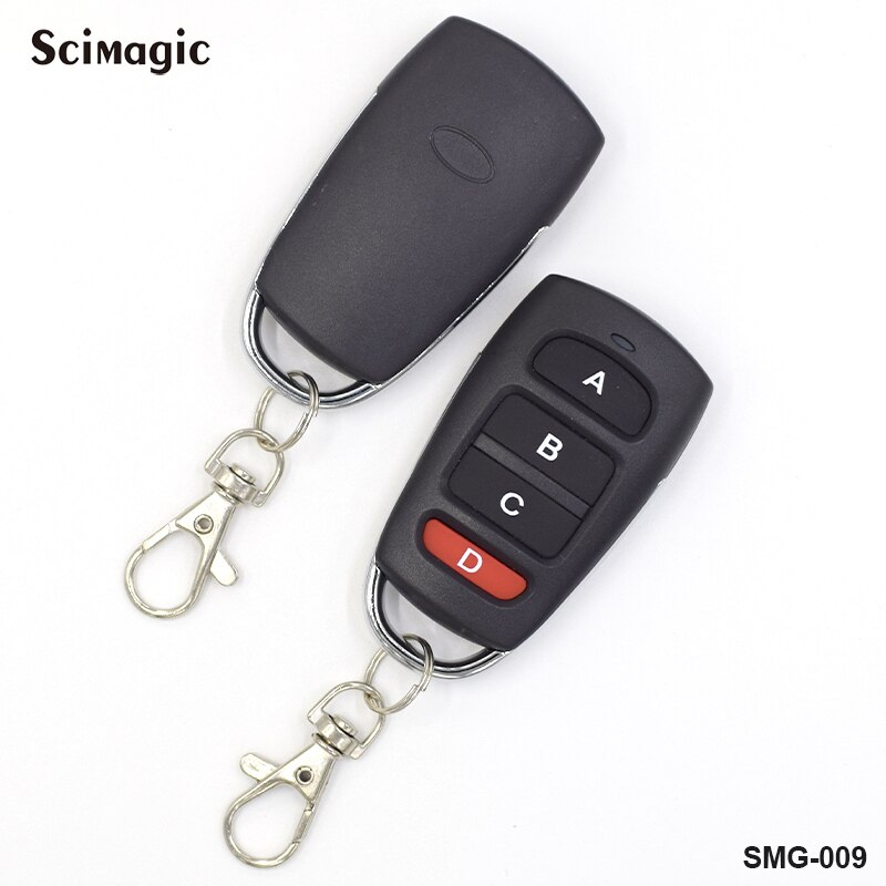 Newest 4 Key Buttons Garage Gate Door Remote Control 433MHZ Auto Pair Copy Remote Garage Door Opener Remote Control Duplicator