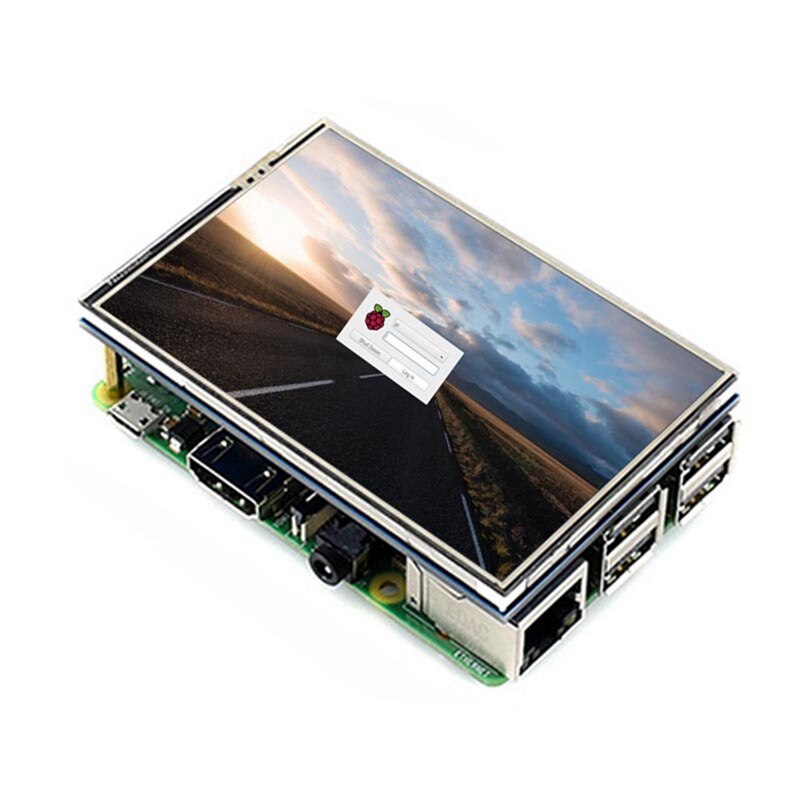 3.5 Inch Monitor HDMI-Compatible 320 x 480 Capacitive Touch Screen LCD Display for Raspberry Pi 4 3B+/ 3B/2B/2B+/2A+