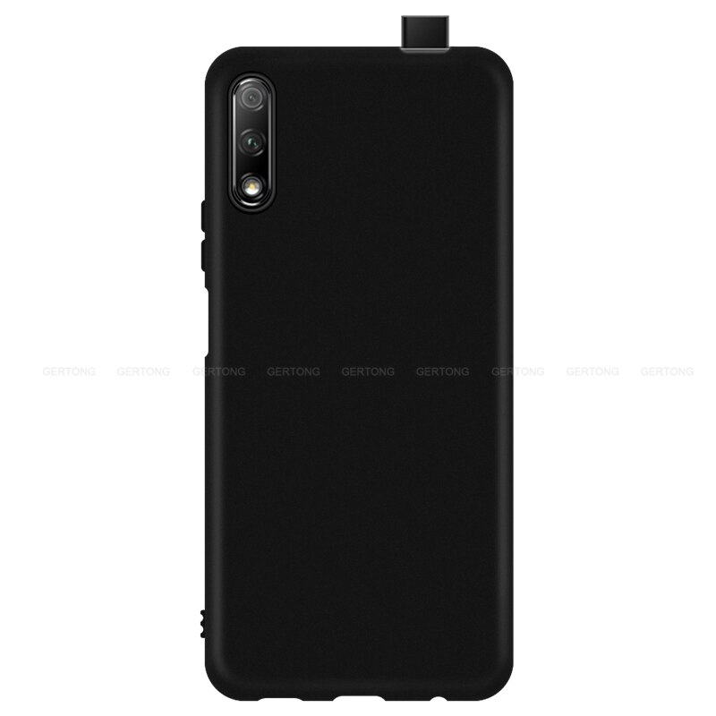 Gertong, carcasa mate esmerilada para Huawei Honor 9X Pro, funda de silicona sencilla para Honor 9X, Capa de carcasa No tiene agujero de huella dactilar: For Honor 9X Pro