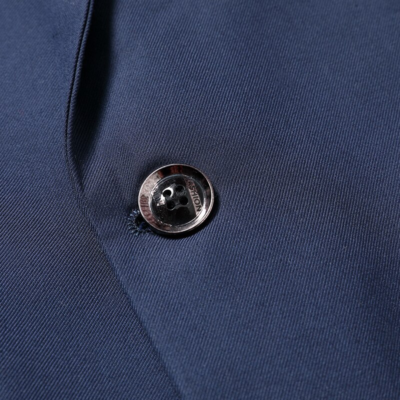 Chaquetas de ajustadas e informales para hombre, con un botón traje inteligente, abrigo, ropa de ,