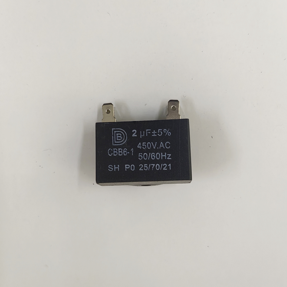 450V Airconditioner Onderdelen Fan Motor Start Condensator 1 Uf 1.2 Uf 1.5 Uf 2 Uf 2.5 Uf 3 uf 3.5 Uf 4.5 Uf 5 Uf Rechthoek Vormige Condensator: 2uF