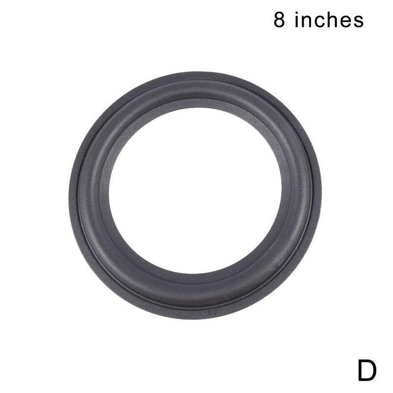 3/4/5/6/6.5/8/10/12 inch Elastic Rubber Edge Ring For Speaker Ring soft N7B3 Repair Edge durable Woofer Surround H6I6: D