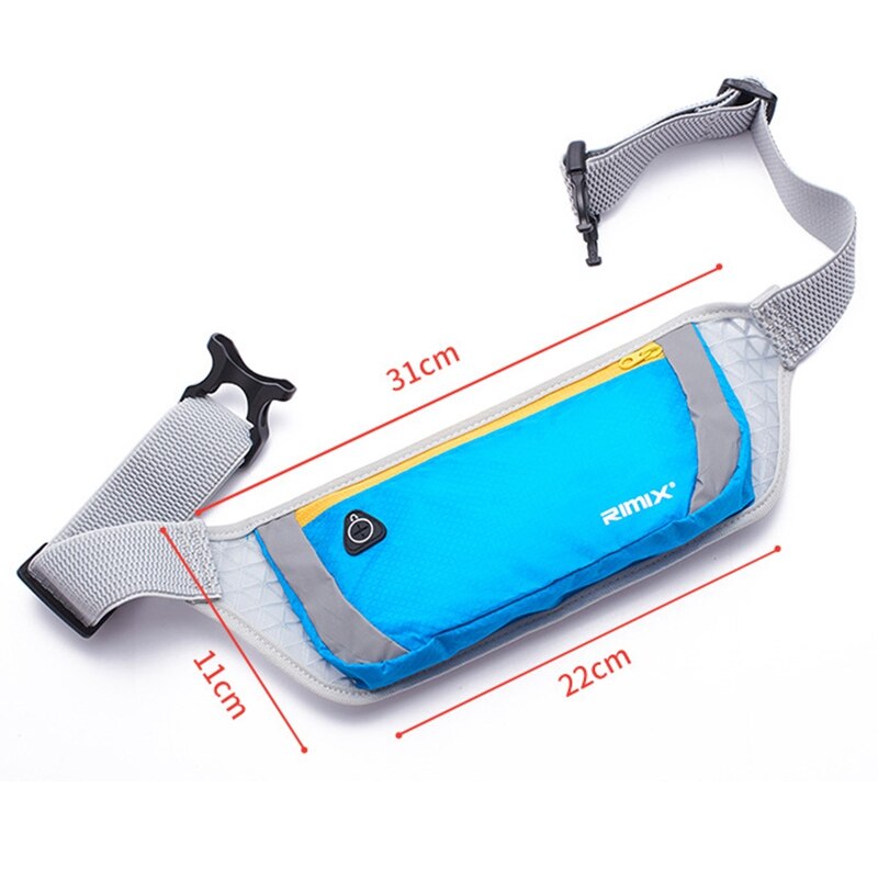 Sports Pockets Running Fitness Pockets Ultralight Invisible Waistband Outdoor Waterproof Pockets Reflective One-Piece Pockets