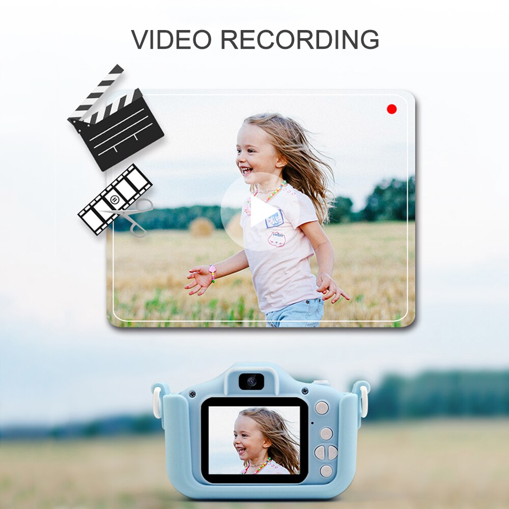 Kids Digitale Camera 20MP Hd Kinderen Camera Met Schokbestendig Siliconen Bescherming Cover Voor Meisjes Jongens Creatieve