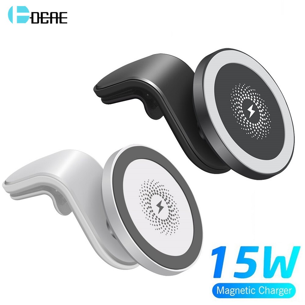 Magnetische Wireless Car Charger Mount Stand Voor Iphone 12 Mini 12 Pro Max Voor Magsafe 15W Snelle Draadloze Oplader auto Telefoon Houder