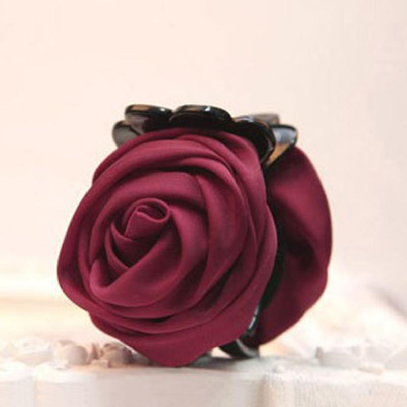 Hair Clip Barrette Rose Haar Klauwen Clips Haar Krab Klem Haarspeld Hoofddeksels Voor Vrouwen Koreaanse Hair Styling Accessorie TSLM1
