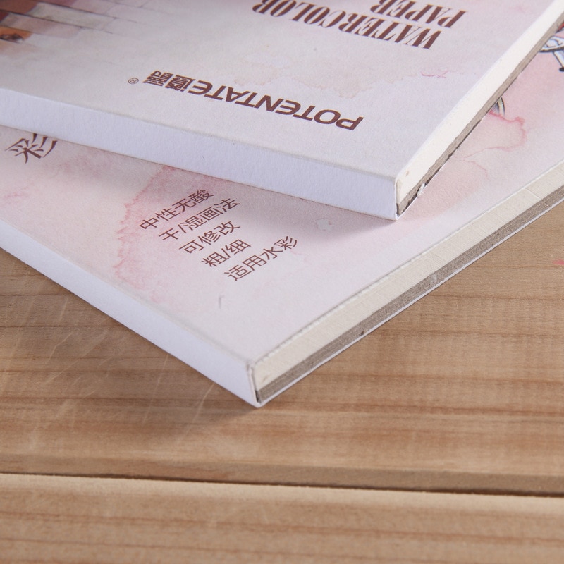 A5/a6 akvarellimaalaus akvarelli luonnosvihko 12 arkkia käsinmaalattu maali vesivärikirja alusta taidetarvikkeet lyijykynäkirja 230g/m2