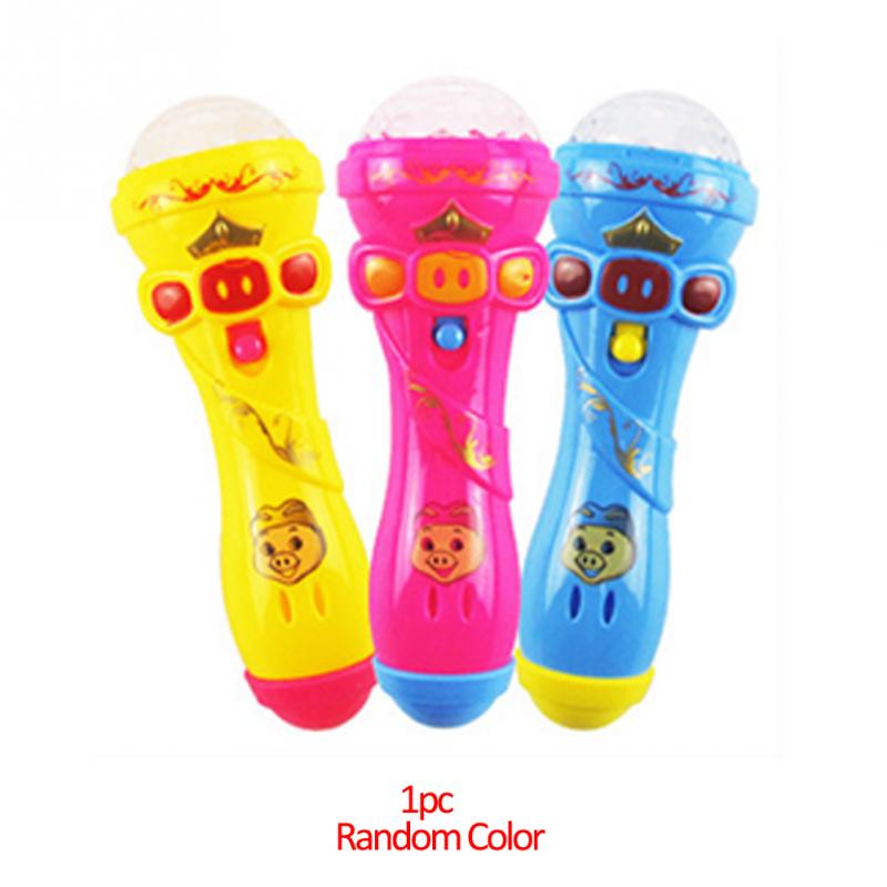 Luminour Microphone Singing Toys Flashing Lighting Starling Music Stick Kids Toy Bling Colorful Children Toy: Default Title