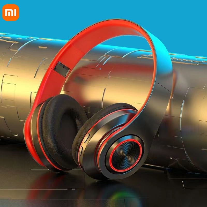 XIAOMI Mijia B39 Head-mounted Wireless Bluetooth Headphones With Mic Noise Cancelling Headsets Stereo Sport Gaming Earphones: Yellow