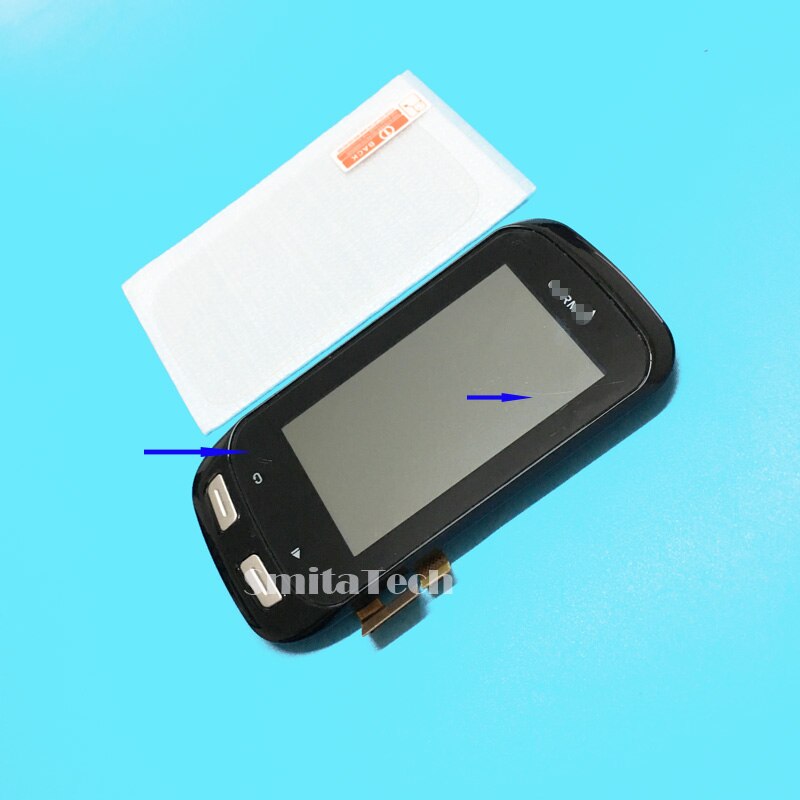 Voor garmin edge 1000 3.0 inch lcd-scherm met capacitief touchscreen fietsnavigatie voorklep reparatieonderdelen, gratis glasfolie: Default Title