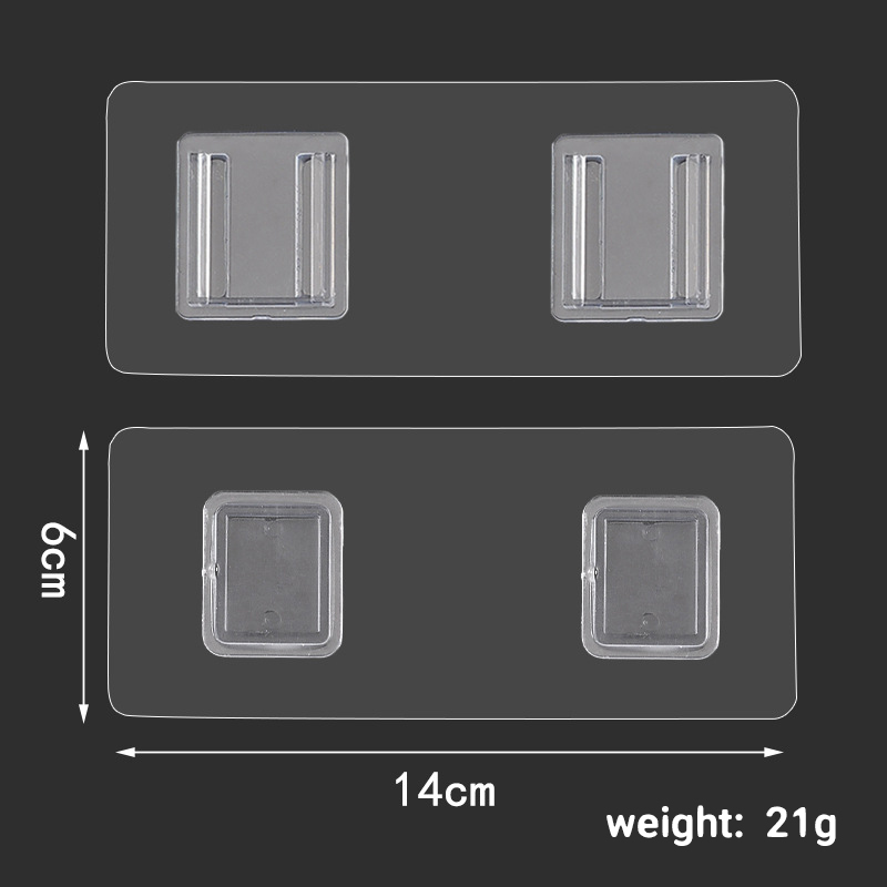 Multi-function Hook Double-sided Adhesive Wall Hooks Non-marking Sticky Hooks Punch-Free Double-sided Sticker Hook On The Wall: 03