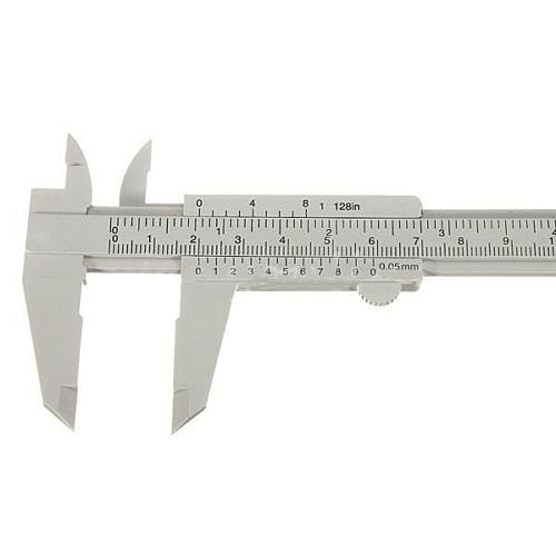 150 mm 6" Digital Caliper Gray Plastic Mini Vernier Caliper Gauge Micrometer Good