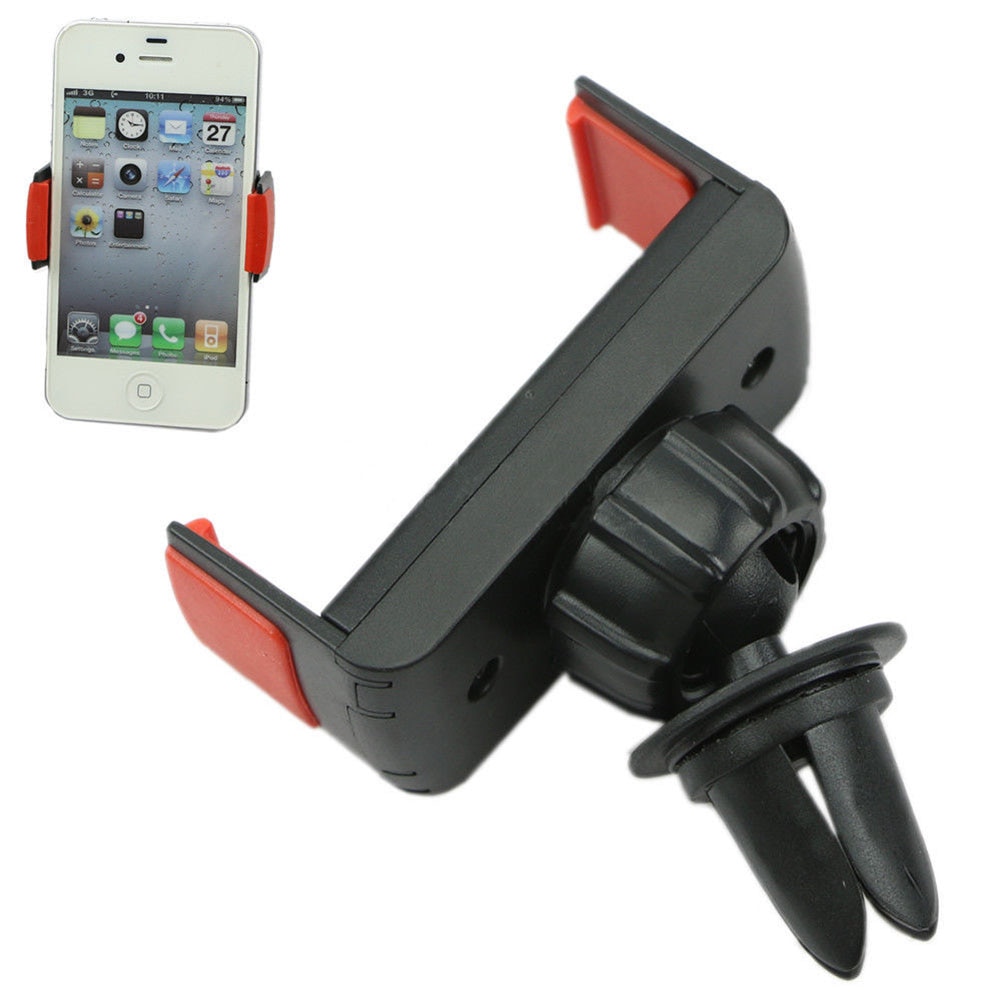 Universele 360 graden auto mobiele telefoonhouder auto ventilatierooster houder voor slimme mobiele telefoon huawei  p8 iphone  se 5 5s 6 6s