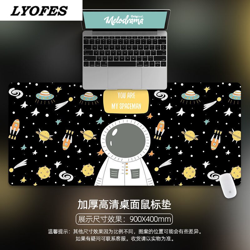Mouse Pad Cute Desk Mats Kawaii Desk Pad Kawaii Mouse Pad Deskpad for Home Computer Keyboard Gaming Office Accessories 80x30cm: 300x800x2mm 08
