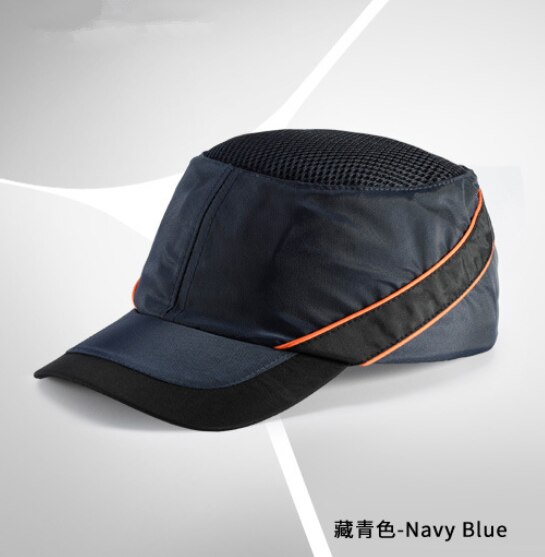 Arbejdssikkerhed sikkerhedshjelm bump cap beskyttende hat åndbar solblok solhat anti-slag let konstruktion arbejdsplads: B