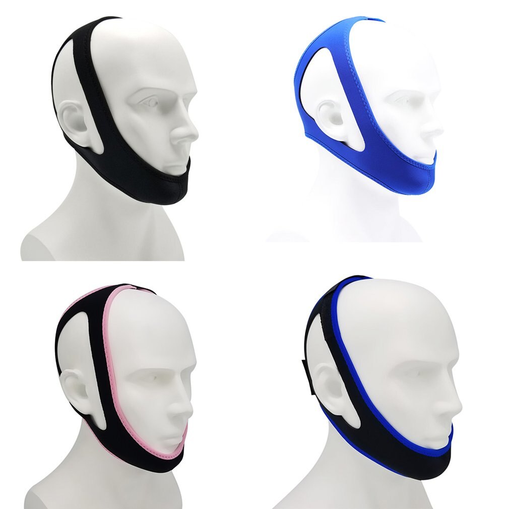 Belt Sleep Apnea Chin Support Straps for Night Anti Snore Chin Strap Stop Snoring Care Tools Face-lifting beauty