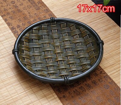 tomato shape strainer accessory tea bag holder wineglass craft clay pottery tea pet home ceramics hanging tea set LY332: SmallPanel