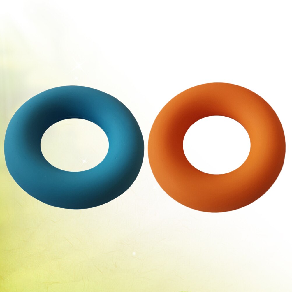 2PCS Hand Grip Ring O-shaped Hand Grip Strengthener Rings Grip Ring for Staff Office Home