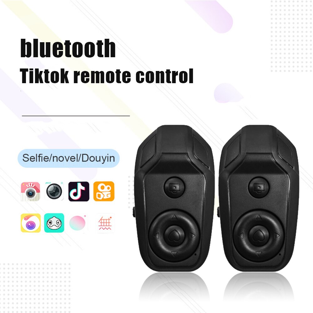 Mini Bluetooth-compatible Remote Control Smart Wireless Controller Self-Timer Camera Stick Shutter Release Selfie Video Button