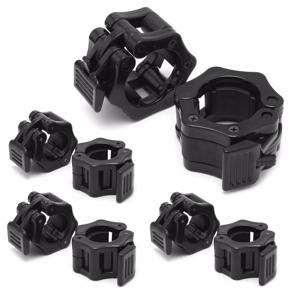 2 Stck 30mm Hantel Klemme Frühling Kragen Clips Fitnessstudio Gewicht Hantel sperren Standard Heben Bausatz