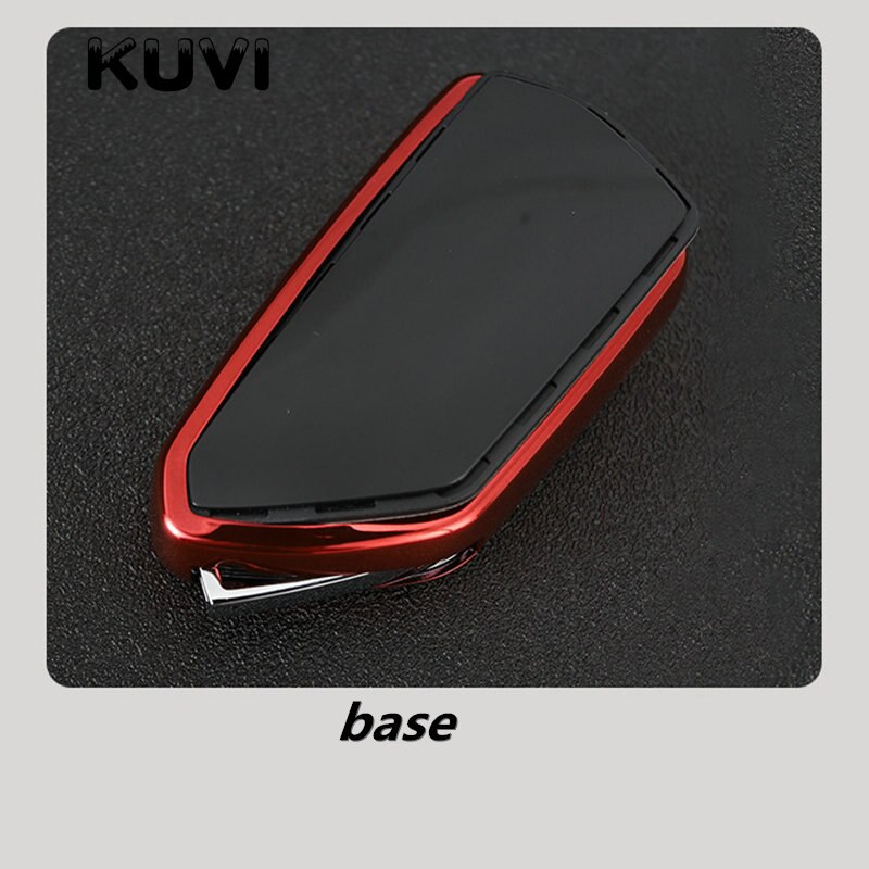 Blød tpu bil fjernbetjening nøgle cover til vw volkswagen golf 8 mk8 skoda octavia 3 knap smart key protecto shell tilbehør
