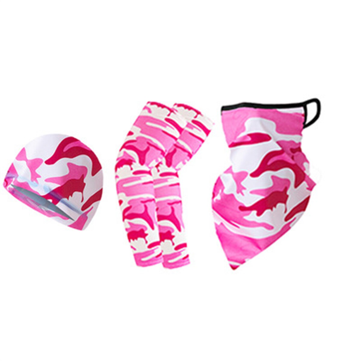 3PCS Sun Protection Outdoor Sports Riding Cap Scarf Sleeve Set Multiway Bandana Men Women Climbing Hiking Fishing Headscarf: 10