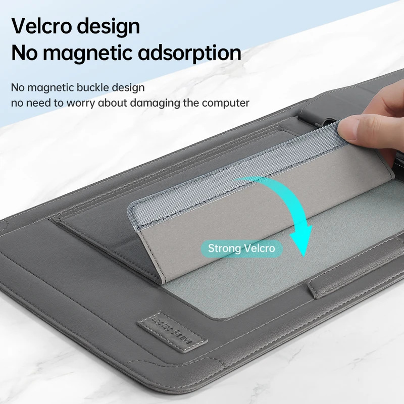Laptop Sleeve Bag 5 in 1 Laptop Stand Case with Cable Mouse Pad Pouch for MacBook Huawei Matebook 11 12 13.3 13 14 15 Cover