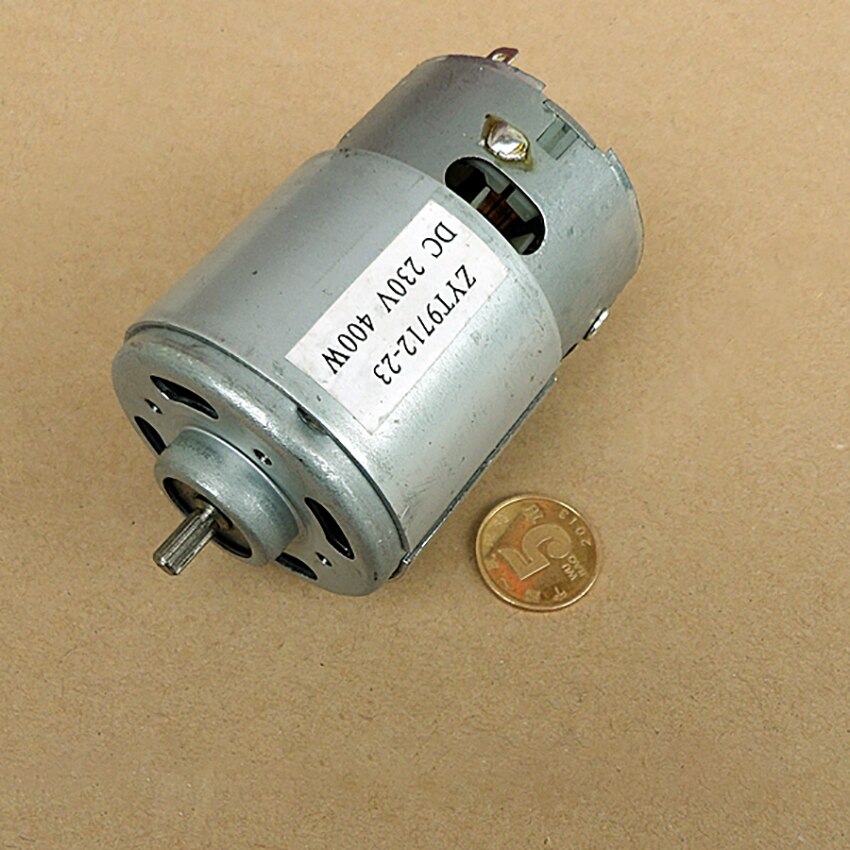 Moteur haute puissance avec ventilateur de refroidissement DC220V 400W | Moteur de broche Miniature, haute vitesse, couple élevé, moteur 9712 cc, arbre de sortie 4.5mm