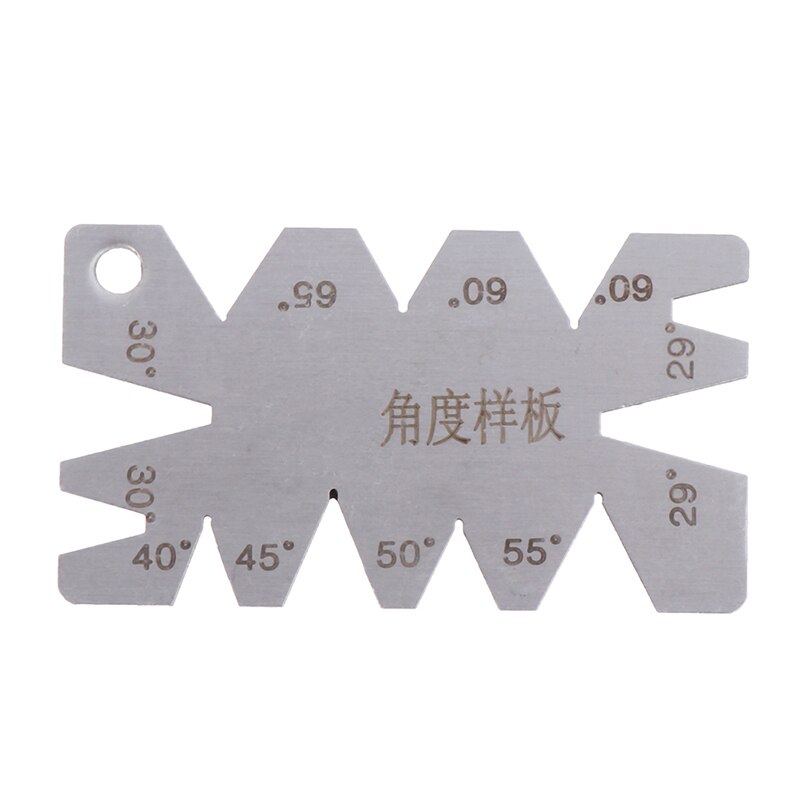 1PC Stainless Steel Machining Threads Cutting Angle Arc Model Angles Measure Tool Screw Cutting Gauge