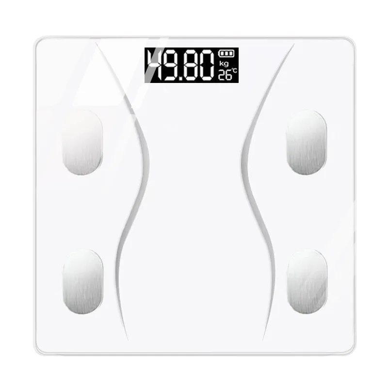 USB Electronic Scale Intelligent Weighing Scale Small Cute Electronic Weighing Adult Precision Human Scale Weighing Scale: green