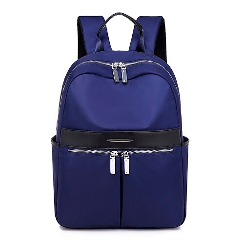 Simple Oxford Korean Leisure Style Women Backpack Fashionable Girls Leisure Bag School Student Bag Teenager Girls: blue