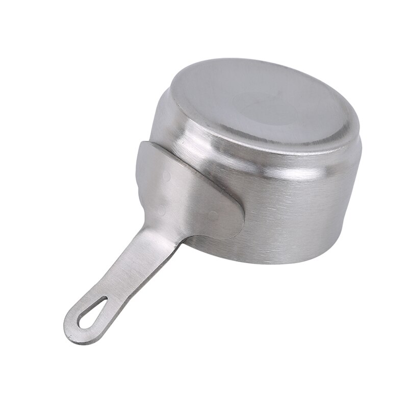 Mini Melk Pan Non-stick Rvs Steelpan Kaas Pot Chocolade Gesmolten Verwarming Pot Keuken Kookgerei Zilver 50Ml 100Ml