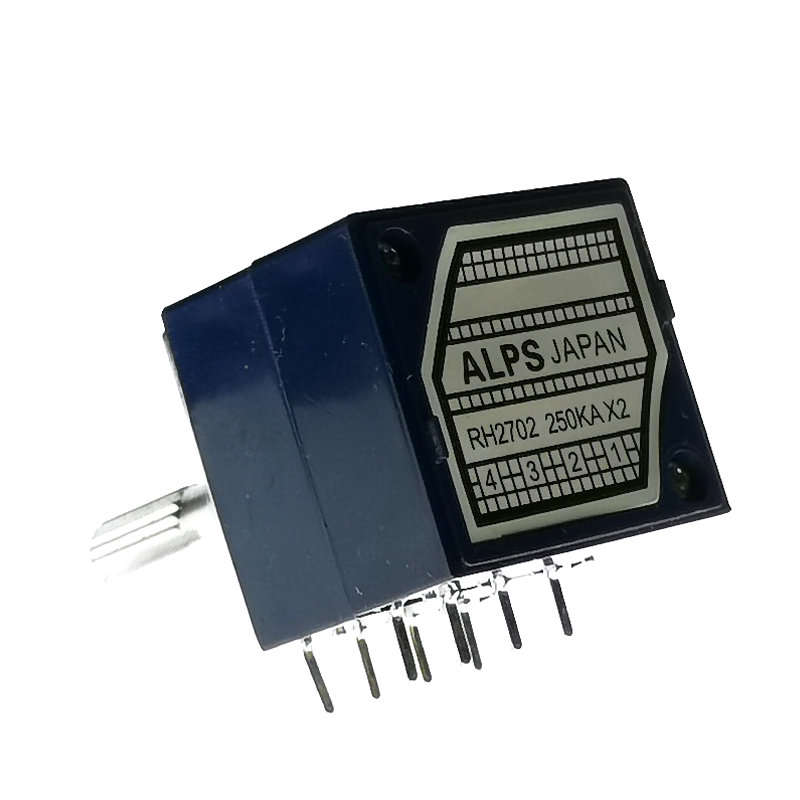 5PCS RH2702 50K 100K 250K Rotary Potentiometer RK27 250KAX2 8PIN FOR Amplifier Audio Volume Control Pot Stereo