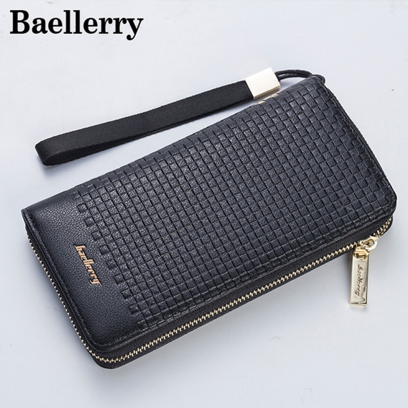 Luxury Brand Men Purse Clutch Bag Male Long Wallets Casual Zipper Coin Purses Big Capacity Men's Wallet MWS199