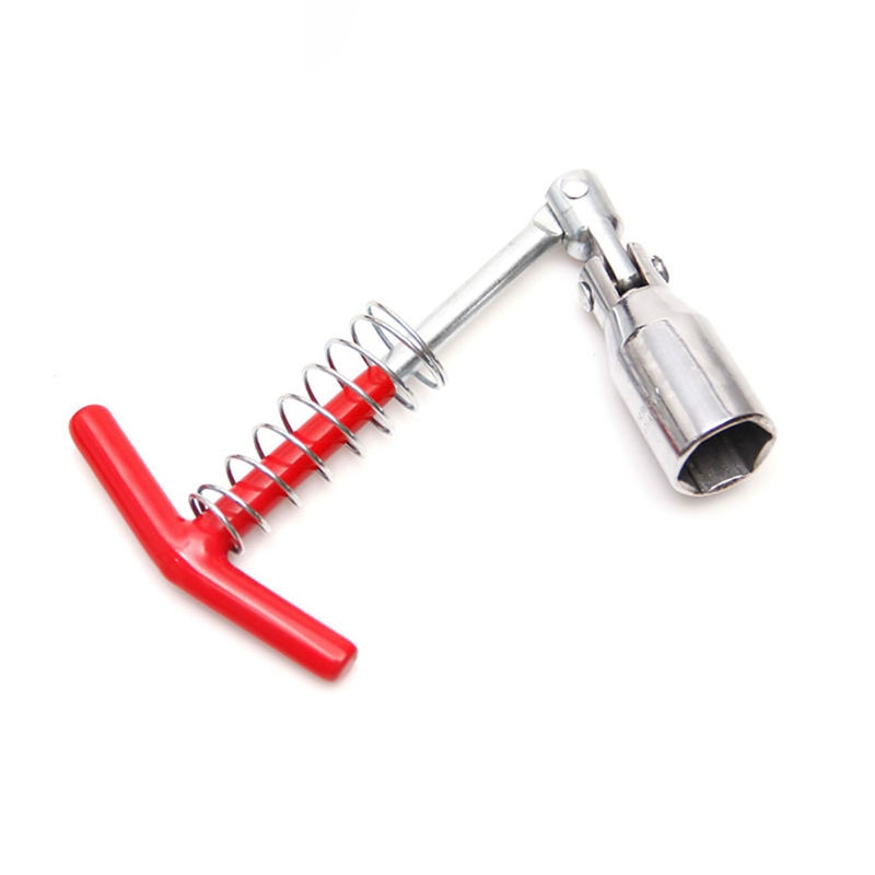 T-Handle Durable Joint Spark Plug Socket Wrench 16mm Remover Installer Tool Home Hand Tool Portable Spanner