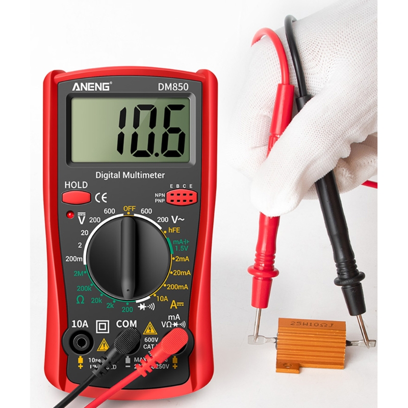 A-neng Dm850 Automotive Multimeter Rms Multimeter Voltage Smart Voltmeter Pliers Amper Capacimeter Electric Tools Retailsale