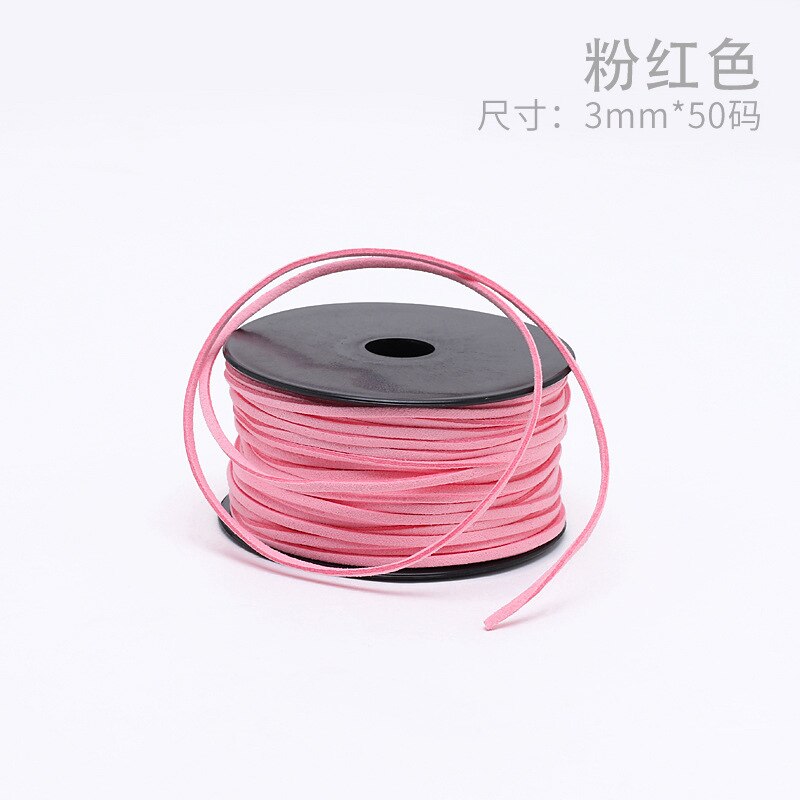 3mm 50 yards Koreaanse Touw Handgemaakte Kunstmatige Bloem DIY Materiaal Sieraden Accessoires Cake Decoratie Bloem Verpakking Koord 16 kleur: 6