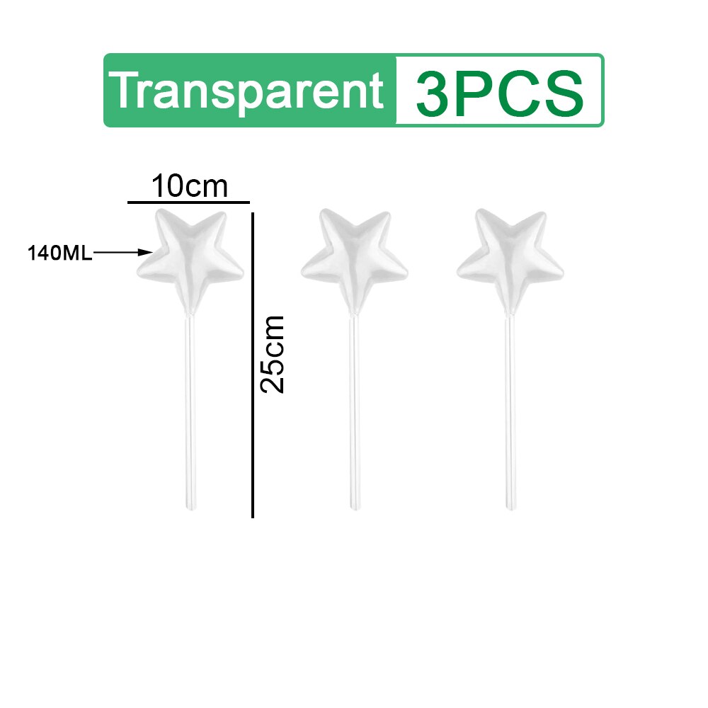 Auto Planten Druppelirrigatie Systeem Automatische Watering Spike Bloem Indoor Huishouden Tuin Pot Waterers Self Watering Feeder: 3 PCS Star