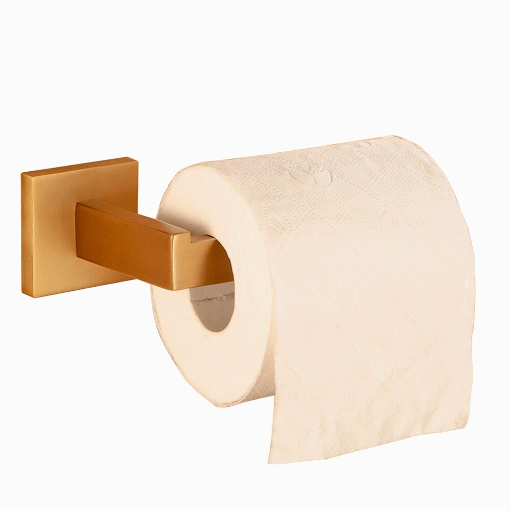 Producto, oro galvanizado, níquel cepillado SUS 304, herraje de acero inoxidable para baño, soporte de papel, barra de toalla, accesorios: Paper Holder