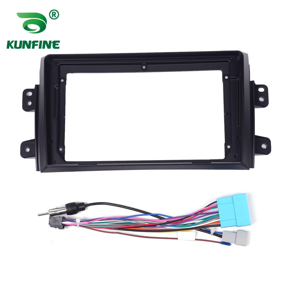 auto GPS di Navigazione stereo per SUZUKI SX4 2006-2013 Radio fasce Pannello Telaio in forma 2din 9 pollici in trattino unità principale schermo