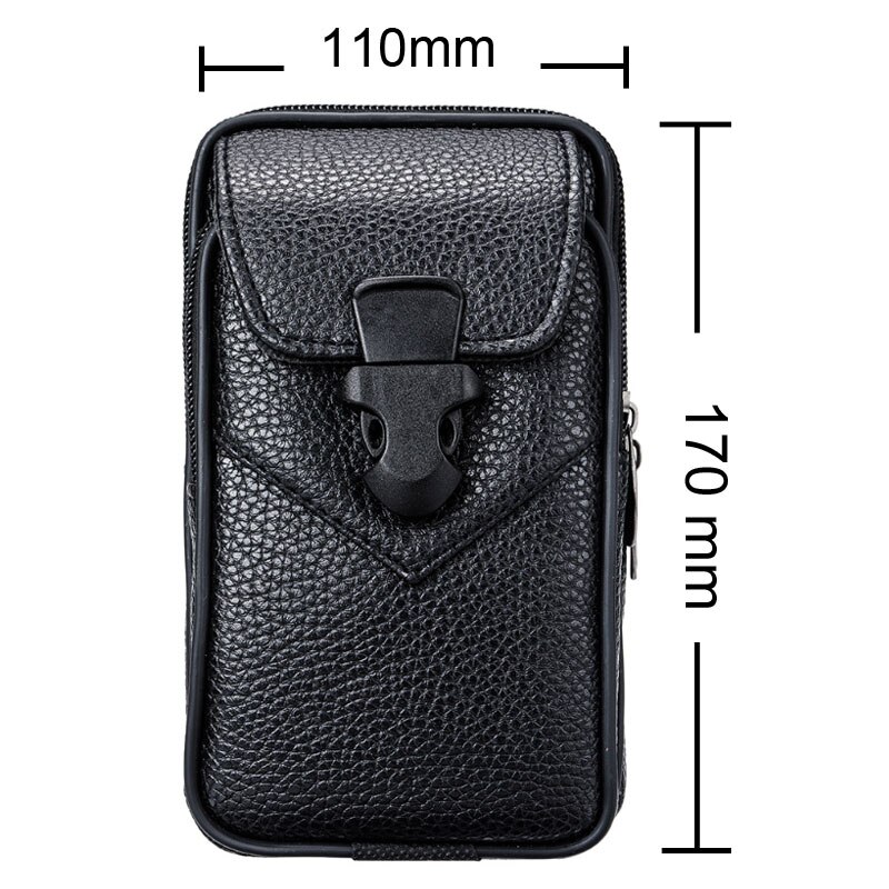 Belt Clip Cover Holster Leather Case for Oneplus 8 Pro 7T 7 Pro 6T 6 5T 3T Universal Pouch Phone Cover Waist Bag One Plus 8 7 6