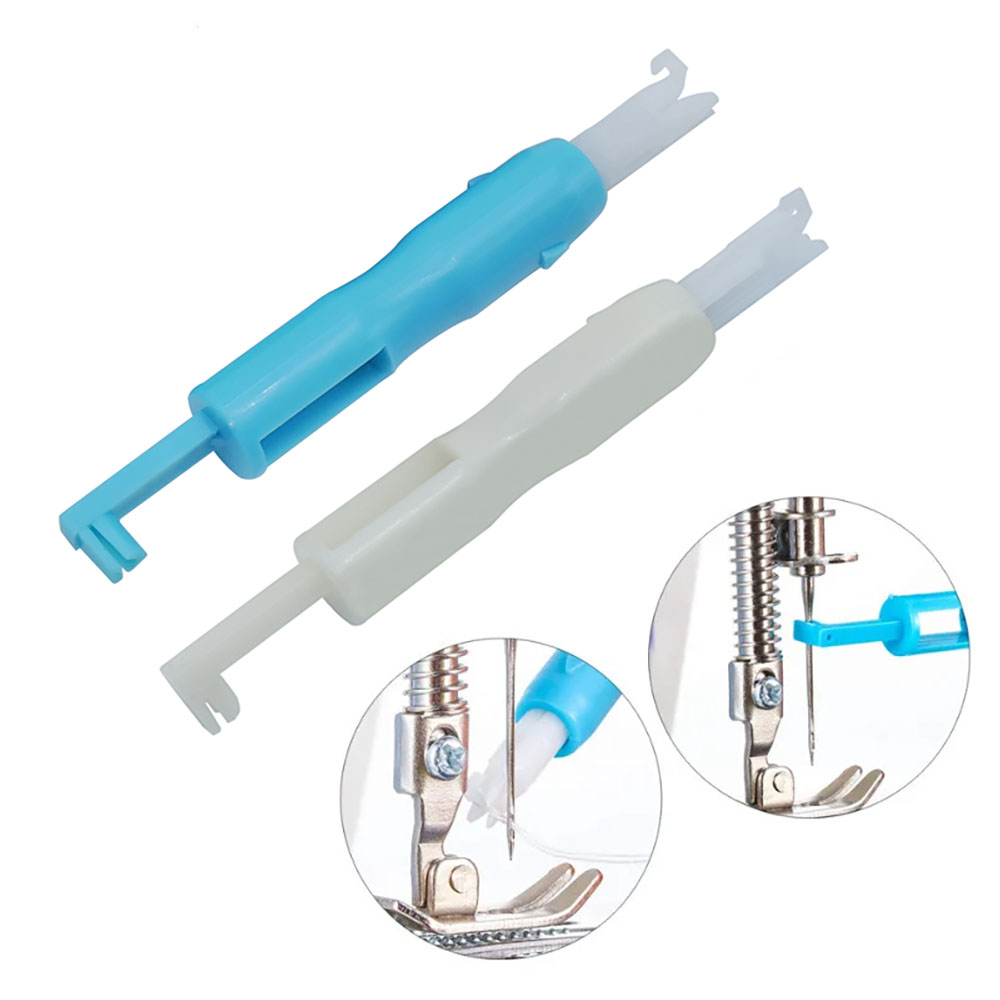 Enhebrador de agujas para máquina de coser, herramienta de inserción de puntadas, enhebrador automático rápido para el hogar, cambiador de agujas, agujas de sujeción