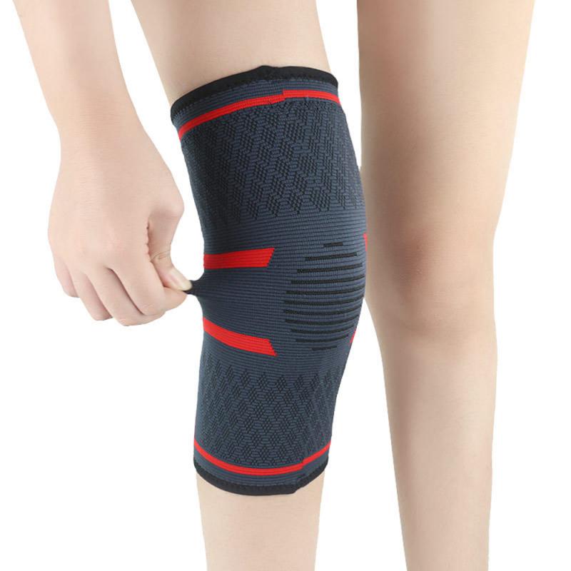 Rodilleras elásticas nailon deportes Fitness rodilleras equipo de Fitness rótula Brace Running baloncesto soporte para voleibol rodillera manga