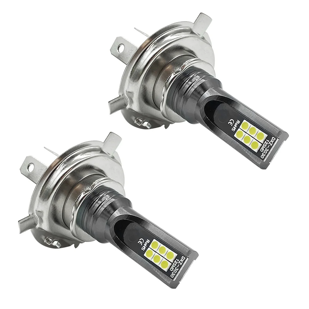 2 Stuks Super Heldere H4 H7 Led Lamp Auto Koplamp Motorfiets H1 H3 H8 H9 H11 Auto Mistlampen 9005 9006 HB3 HB4 Licht 12V 24V 80W