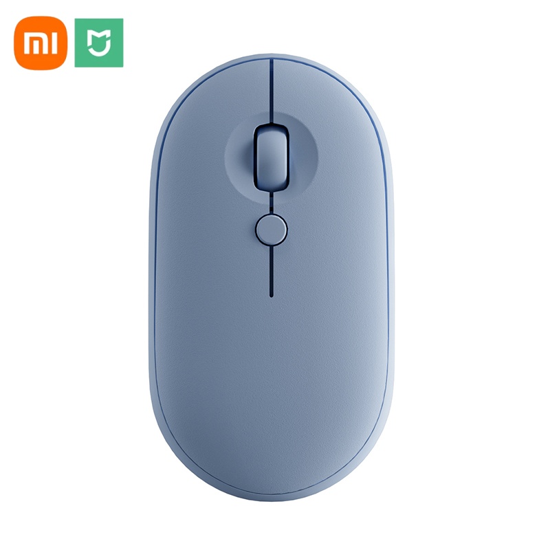 XIAOMI MIJIA Wireless Mouse Portable Magic Silent Ergonomic Mice For Laptop Mobile Phone Apple Notebook Learn Dual Mode Mouse: black