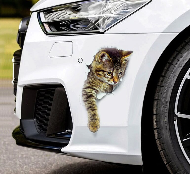 3d stickers dieren stickers kerst op de wc-bril voor de koelkast schattige katten muurstickers raam badkamer decoratie stickers: 9
