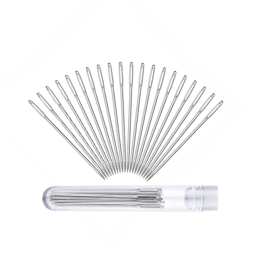 9 Pcs Grote Eye Stompe Naalden Kruissteek Breien Naald Handgemaakte Lederen Borduurgaren Naald Naaien Accessoires: D Style-20pcs