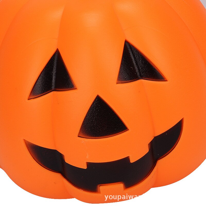 Houji Halloween Decoratie Rekwisieten Lichtgevende Draagbare Pompoen Lantaarns Led Halloween Decoraties Kleurrijke Pompoen Lantaarns